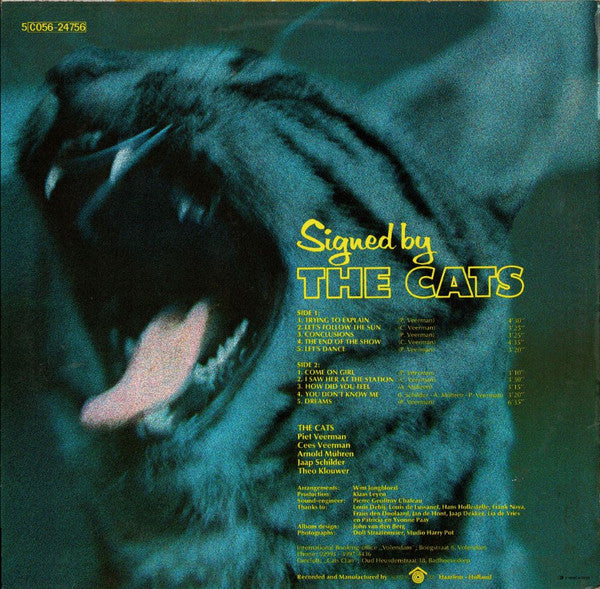 The Cats : Signed By The Cats (LP)