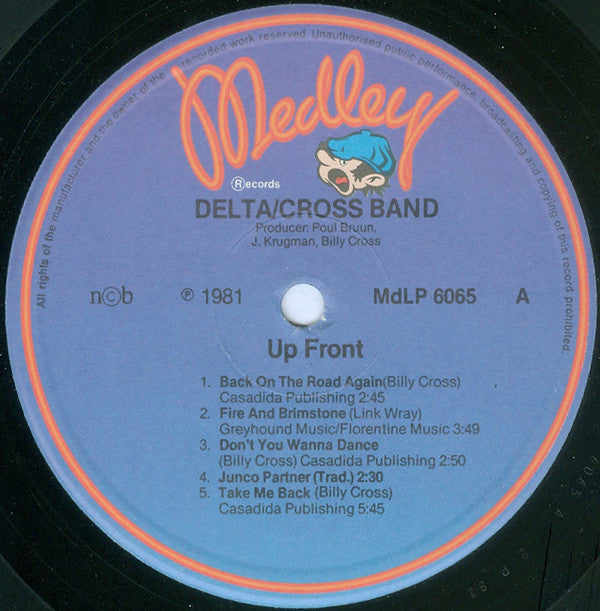 Delta◆Cross Band* : Up Front (LP, Album)