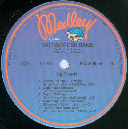Delta◆Cross Band* : Up Front (LP, Album)