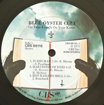 Blue Öyster Cult : On Your Feet Or On Your Knees (2xLP, Album, RP, Gat)