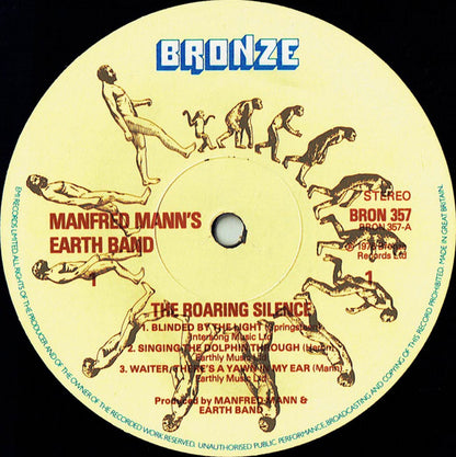 Manfred Mann's Earth Band : The Roaring Silence (LP, Album, RE)