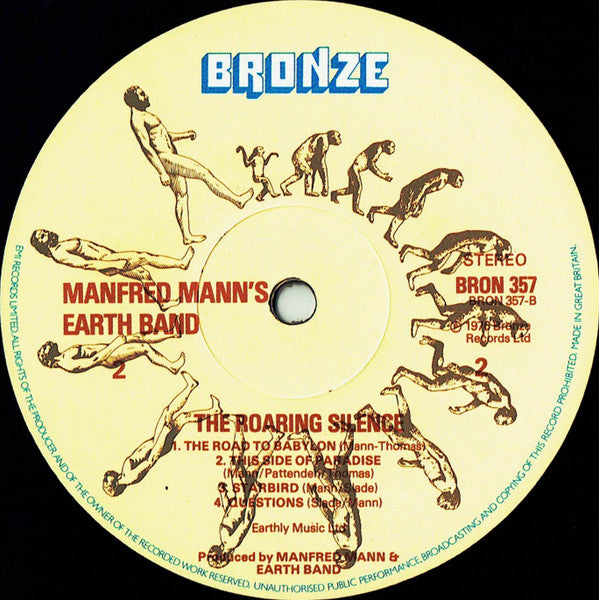Manfred Mann's Earth Band : The Roaring Silence (LP, Album, RE)
