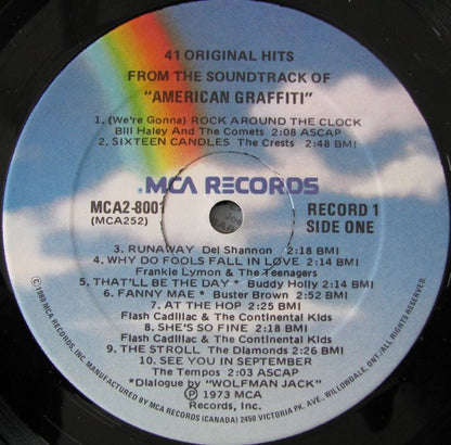 Various : 41 Original Hits From The Sound Track Of American Graffiti (2xLP, Comp, RE)