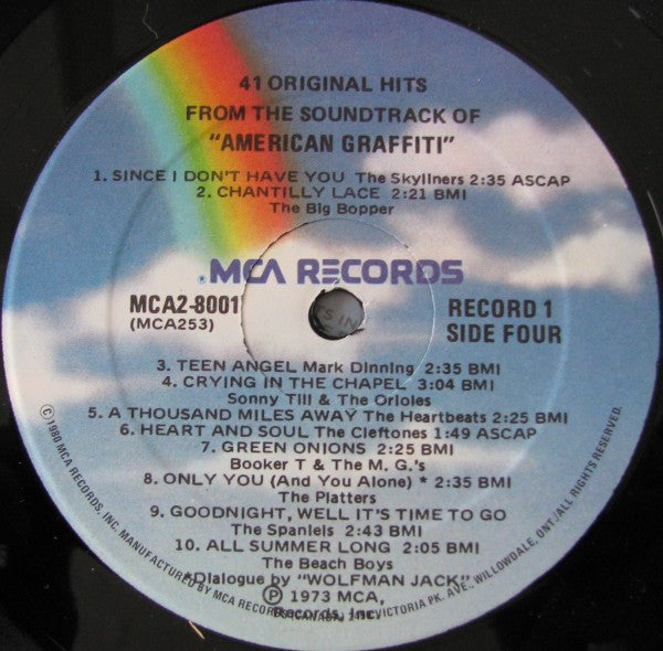 Various : 41 Original Hits From The Sound Track Of American Graffiti (2xLP, Comp, RE)