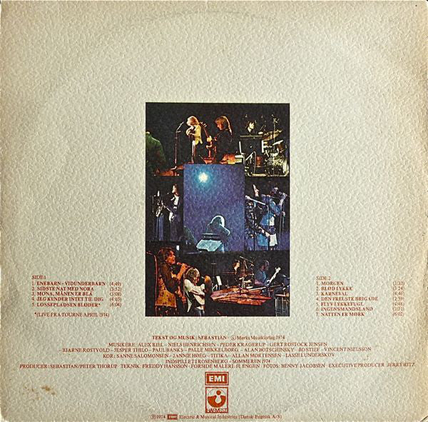 Sebastian (5) : Blød Lykke (LP, Album, Tex)