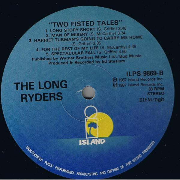 The Long Ryders : Two Fisted Tales (LP, Album)