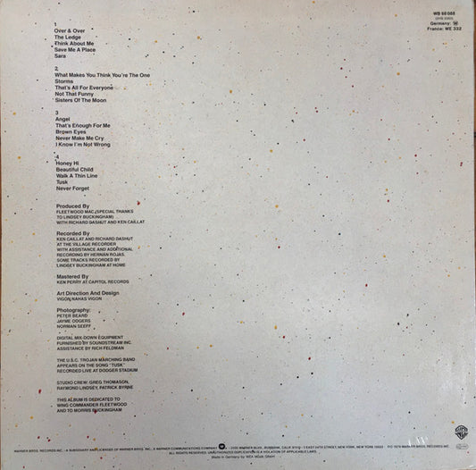 Fleetwood Mac : Tusk (2xLP, Album, Son)