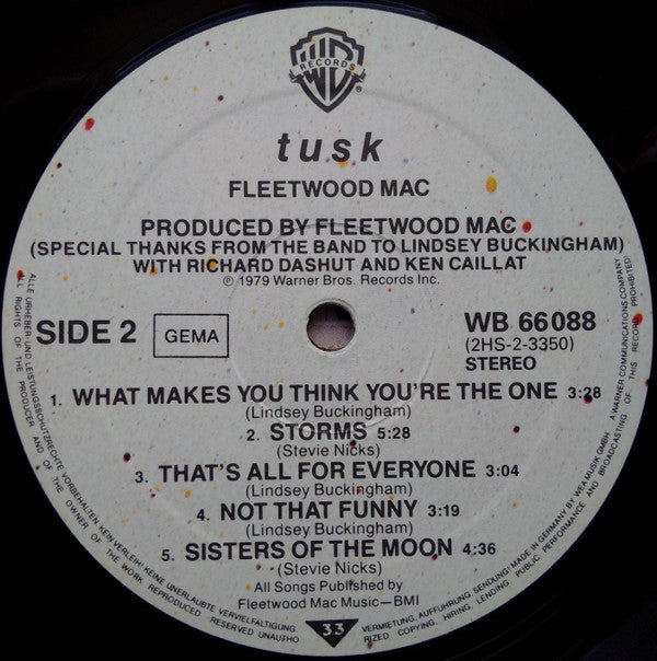 Fleetwood Mac : Tusk (2xLP, Album, Son)