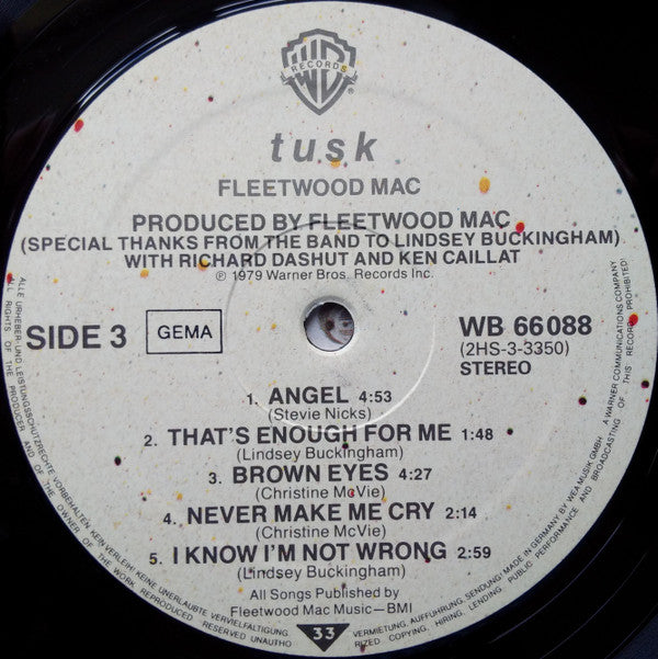 Fleetwood Mac : Tusk (2xLP, Album, Son)