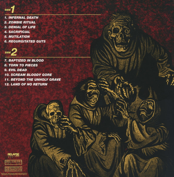 Death (2) : Scream Bloody Gore (LP, Album, Ltd, RE, Cle)