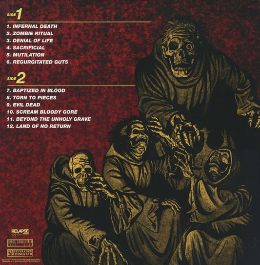 Death (2) : Scream Bloody Gore (LP, Album, Ltd, RE, Cle)