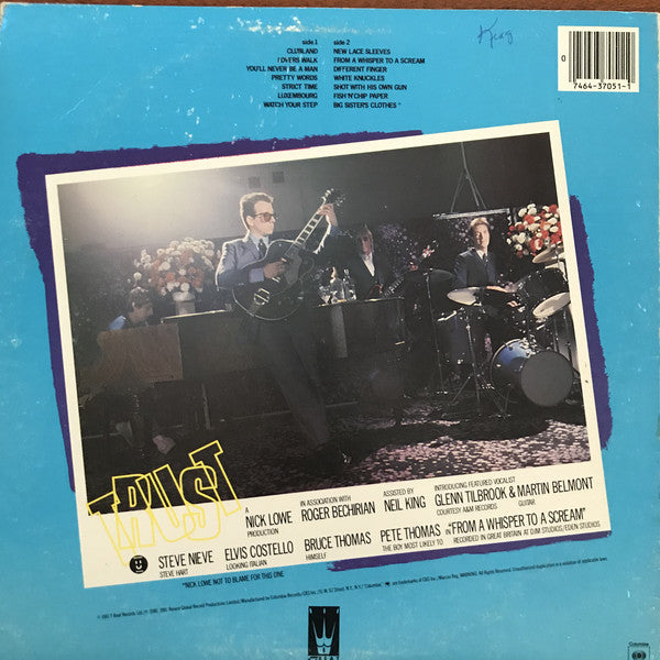 Elvis Costello & The Attractions : Trust (LP, Album, RE, Car)