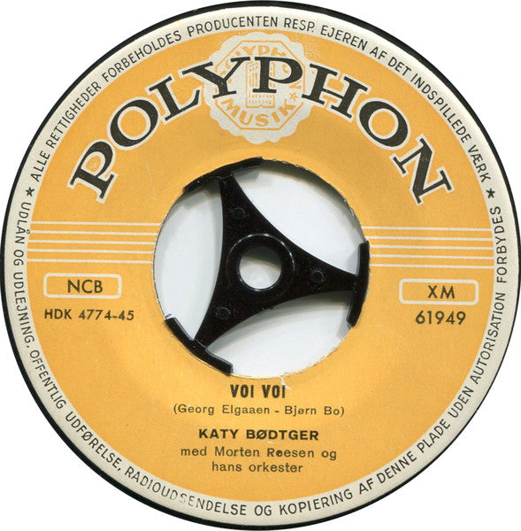 Katy Bødtger : Tom Pillibi (7", Single)