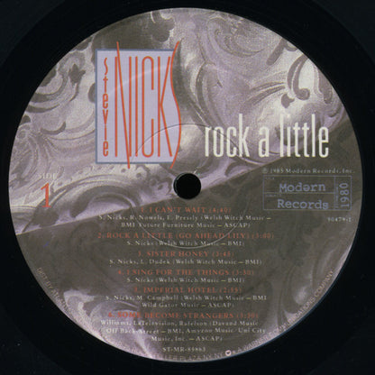 Stevie Nicks : Rock A Little (LP, Album, Spe)