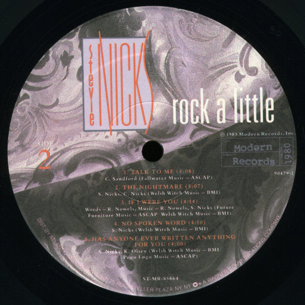Stevie Nicks : Rock A Little (LP, Album, Spe)