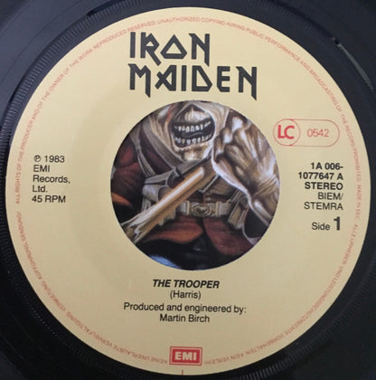 Iron Maiden : The Trooper (7", Single)