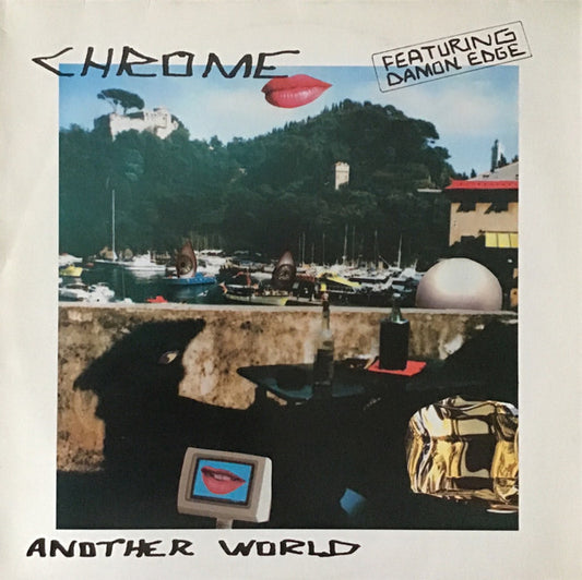 Chrome (8) Featuring Damon Edge : Another World (LP, Album, M/Print)