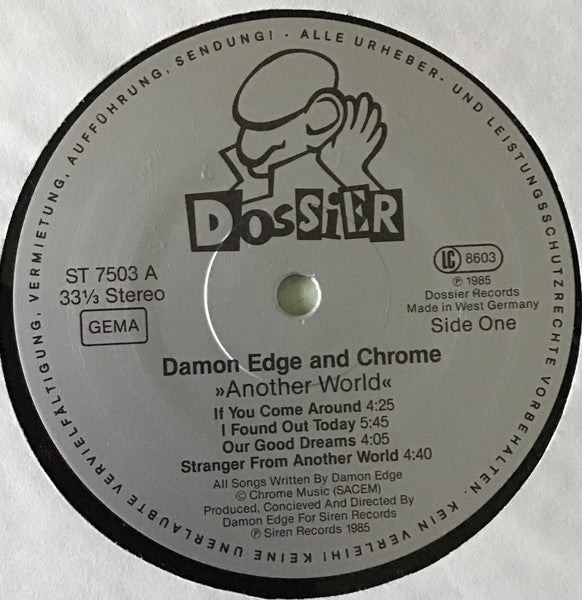 Chrome (8) Featuring Damon Edge : Another World (LP, Album, M/Print)