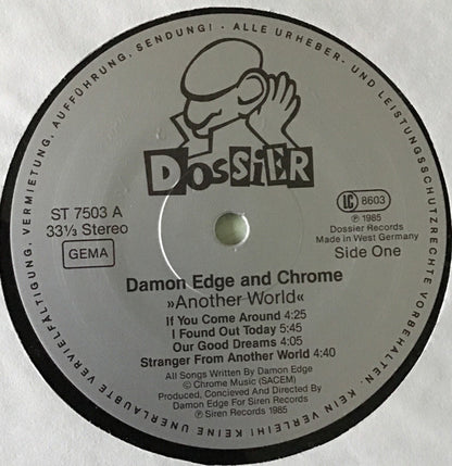 Chrome (8) Featuring Damon Edge : Another World (LP, Album, M/Print)