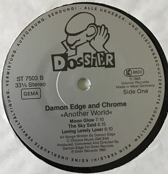 Chrome (8) Featuring Damon Edge : Another World (LP, Album, M/Print)