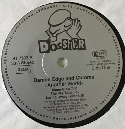 Chrome (8) Featuring Damon Edge : Another World (LP, Album, M/Print)
