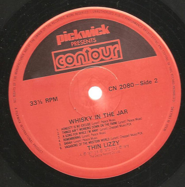 Thin Lizzy : Whisky In The Jar (LP, Comp)