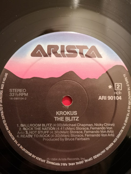 Krokus : The Blitz (LP, Album)