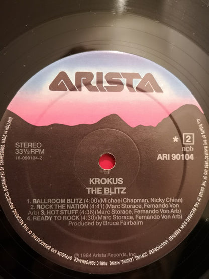 Krokus : The Blitz (LP, Album)