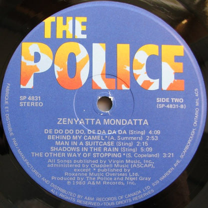 The Police : Zenyatta Mondatta (LP, Album, TLC)