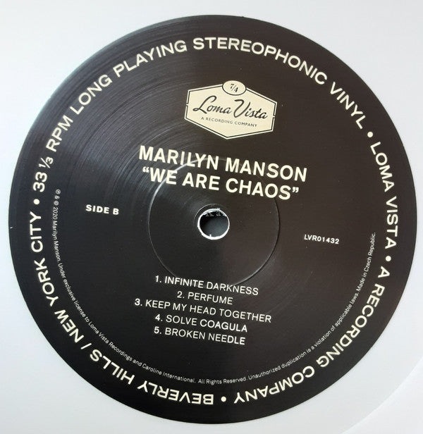 Marilyn Manson : We Are Chaos (LP, Album, Ltd, Whi)