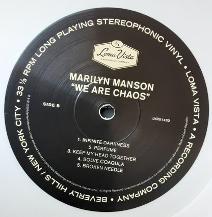 Marilyn Manson : We Are Chaos (LP, Album, Ltd, Whi)