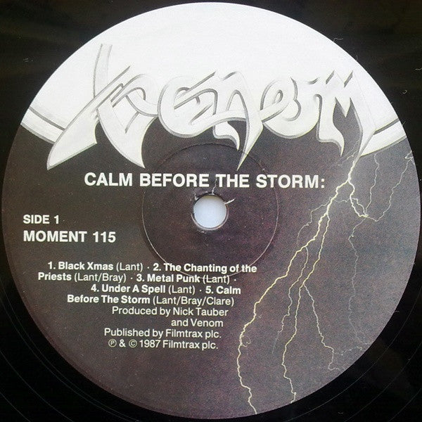 Venom (8) : Calm Before The Storm (LP, Album)