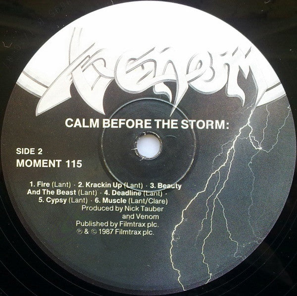 Venom (8) : Calm Before The Storm (LP, Album)