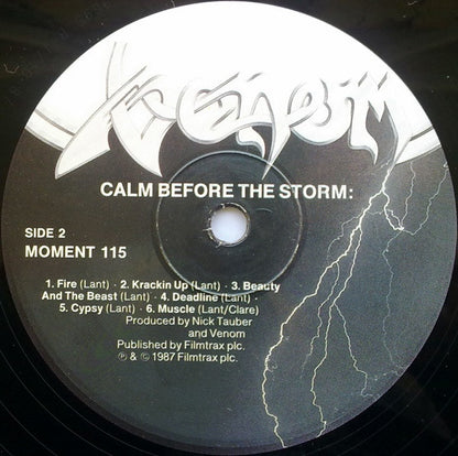 Venom (8) : Calm Before The Storm (LP, Album)