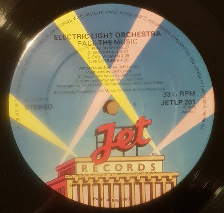 Electric Light Orchestra : Face The Music (LP, Album, RE)