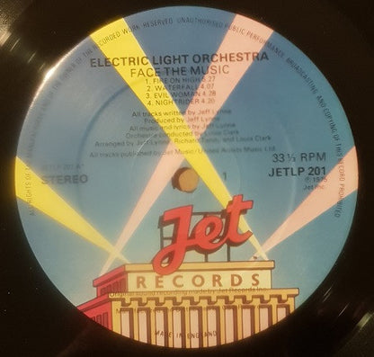 Electric Light Orchestra : Face The Music (LP, Album, RE)