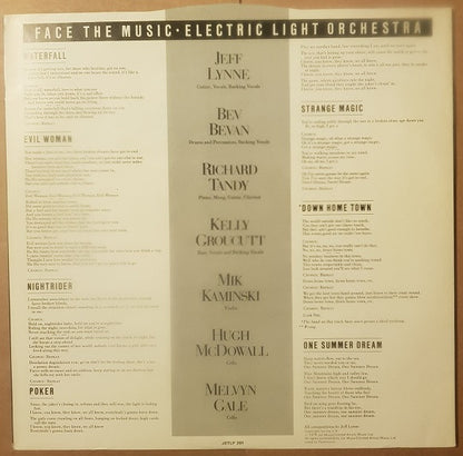 Electric Light Orchestra : Face The Music (LP, Album, RE)
