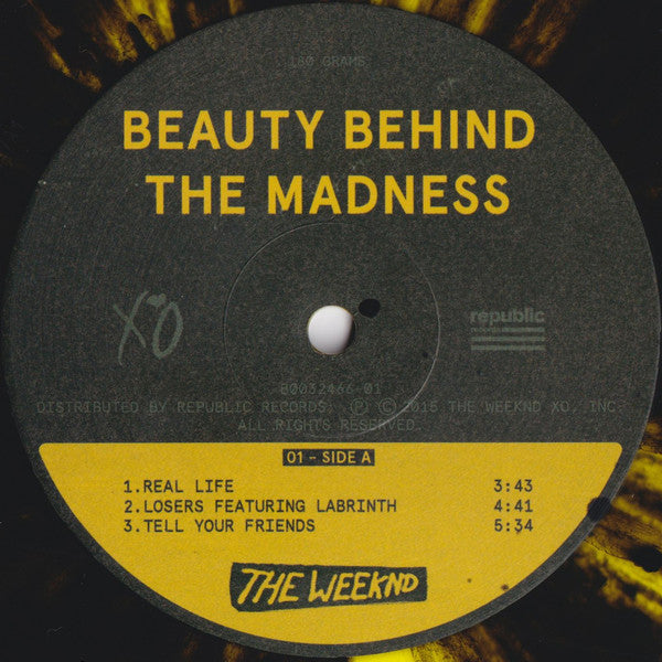 The Weeknd : Beauty Behind The Madness (2xLP, Album, Ltd, RE, S/Edition, Yel)