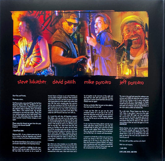 Toto : Live At Montreux 1991 (2xLP, Album, Ltd, RE, 180)