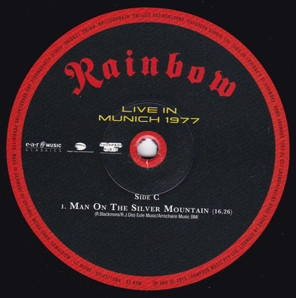 Rainbow : Live In Munich 1977 (2xLP, 180 + LP, S/Sided, Etch, 180 + Ltd, RE)