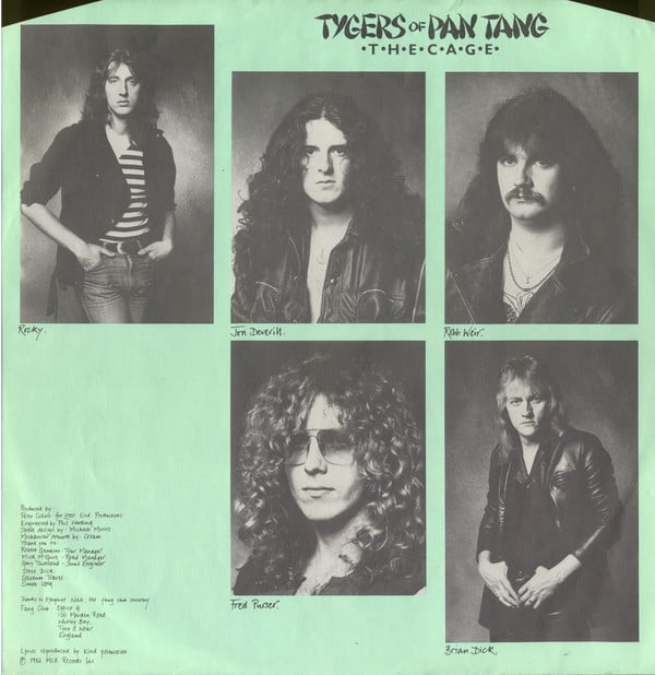 Tygers Of Pan Tang : The Cage (LP, Album)