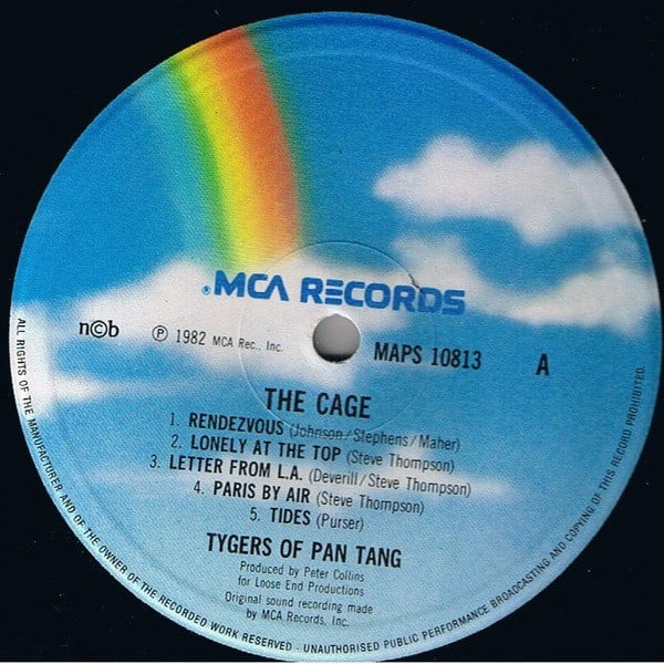 Tygers Of Pan Tang : The Cage (LP, Album)