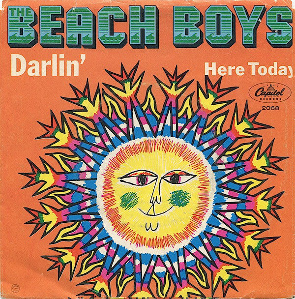 The Beach Boys : Darlin' / Here Today (7", Scr)