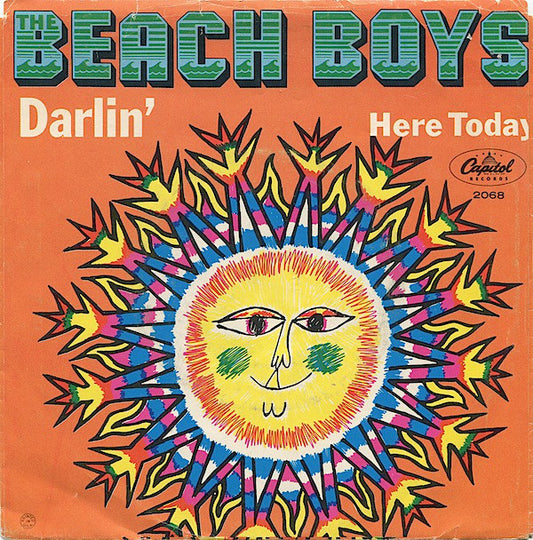 The Beach Boys : Darlin' / Here Today (7", Scr)