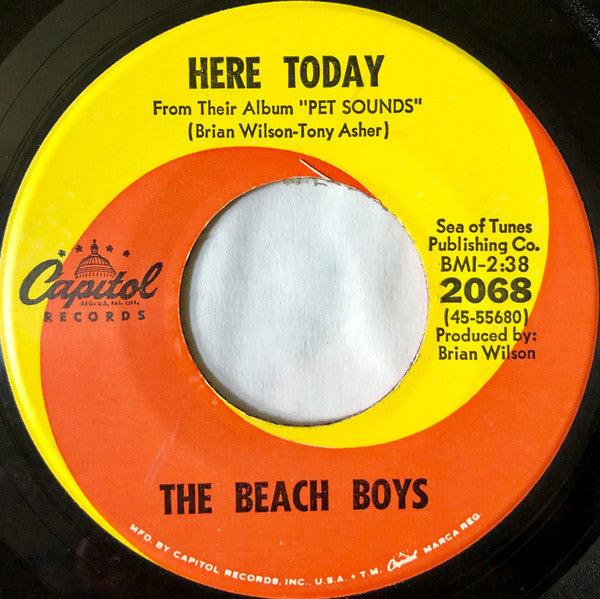 The Beach Boys : Darlin' / Here Today (7", Scr)