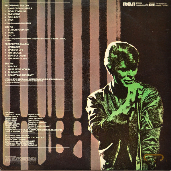 David Bowie : Stage (2xLP, Album, Gat)