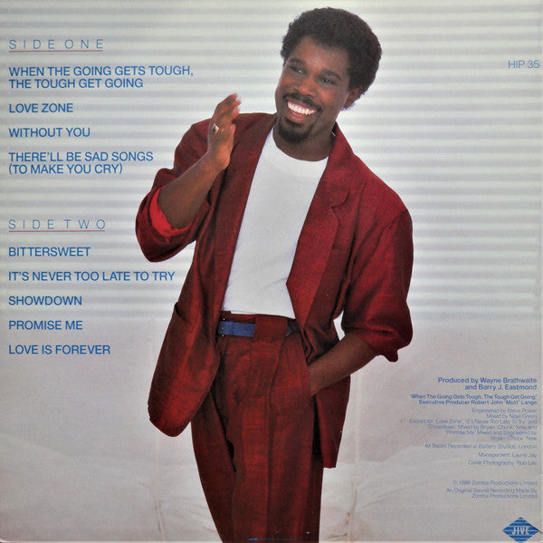 Billy Ocean : Love Zone (LP, Album)