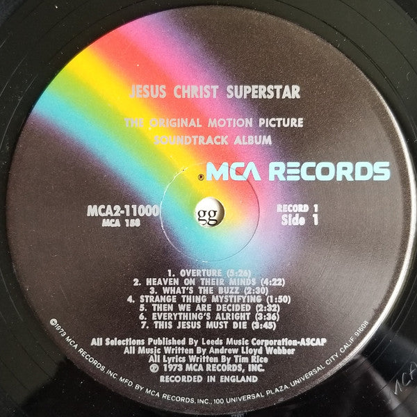 Various : Jesus Christ Superstar (The Original Motion Picture Sound Track Album) (2xLP, Album, Glo)