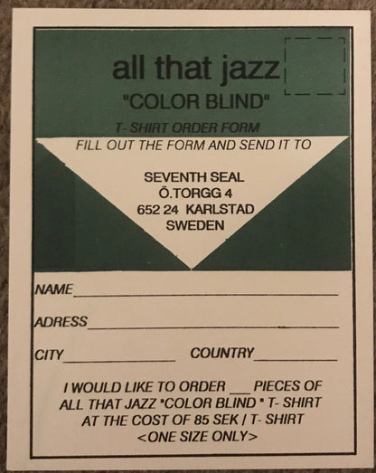 All That Jazz : Color Blind (LP, Album)
