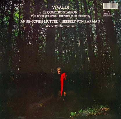 Vivaldi*, Anne-Sophie Mutter, Herbert Von Karajan, Wiener Philharmoniker : Le Quattro Stagioni = The Four Seasons = Die Vier Jahreszeiten (LP, Album, Gat)